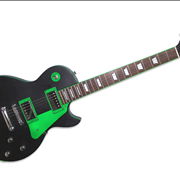 Green-Black Electric Guitar