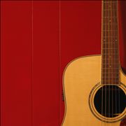 Guitar and Red Wall