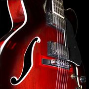 Red-White Electric Guitar